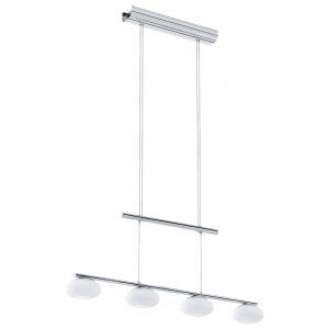 Lámpara colgante cromada de acero, Frederico, 4W, 3000K LED