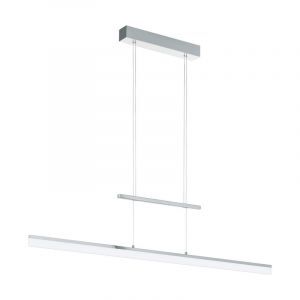 Lámpara colgante cromada de plástico, Cassandra, 13W, 3000K LED