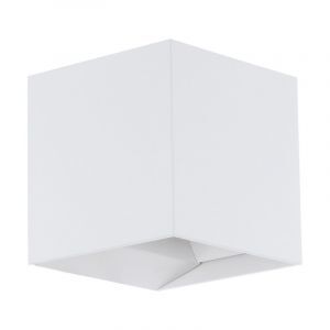 Lámpara exterior blanca de aluminio, Owen, IP54