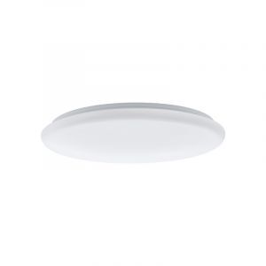 Plafón de techo blanco de acero, Patryk, 40W, color de luz ajustable LED