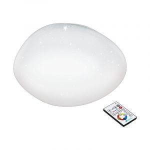 Plafón de techo blanco de acero, Tyrell, 21W, color de luz ajustable LED