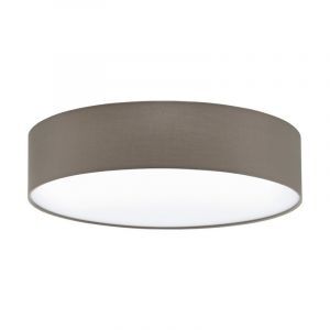 Lámpara de techo gris pardo de metal, Abano