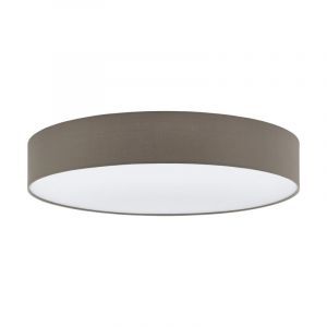 Lámpara de techo gris pardo de metal, Abano