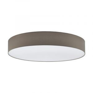 Lámpara de techo gris pardo de metal, Abano