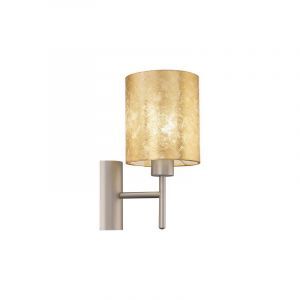 Aplique beige de metal, Megan, con interruptor