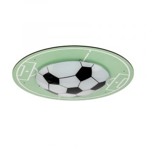 Lámpara de techo infantil verde de vidrio, Melati
