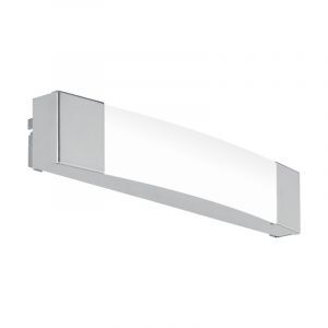 Espejo con luces cromado de plástico, Rafi, 8W, 4000K LED, IP44