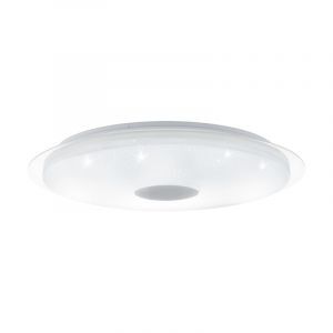 Plafón de techo transparente de plástico, Dunya, 40W, color de luz ajustable LED