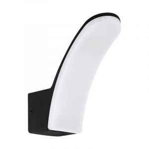 Lámpara exterior negro de aluminio, Oskar, 11W, 3000K LED, IP44
