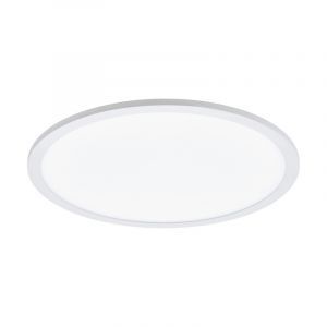 Plafón de techo blanco de aluminio, Ericus, 19W, color de luz ajustable LED