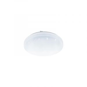 Plafón de techo blanco de acero, Eloise, 12W, color de luz ajustable LED, IP44