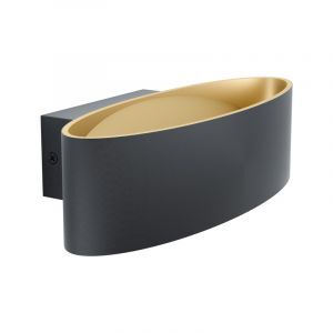 Aplique dorado de aluminio, Elmar, 10W, 3000K LED