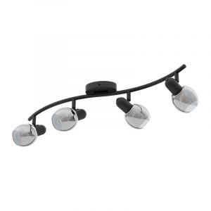 Foco de techo negro de acero, Ritchy