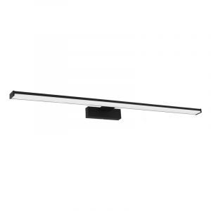 Espejo con luces negro de aluminio, Nancy, 14W, 4000K LED, IP44
