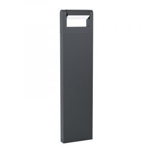 Lámpara exterior negra de aluminio, Kawa, 4,8W, 3000K LED, IP44