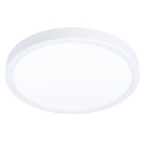 Lámpara de techo inteligente blanca de plástico, Geraldo, 19,5W, ajustable entre luz blanco cálido y frío LED, IP44