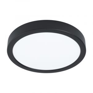 Lámpara de techo negra de acero, Pascale, 16W, 3000K LED