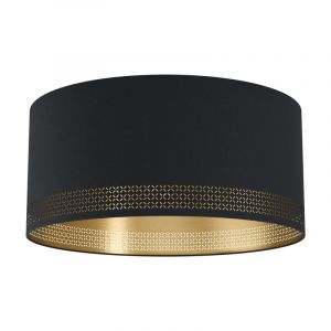 Plafón de techo negro de acero, Niko