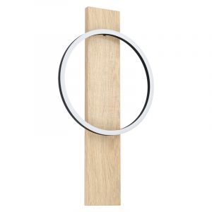 Aplique de madera marrón, Annebel, 12W, 3000K LED