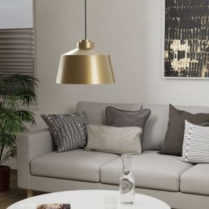 Lámpara colgante dorada de aluminio, Kwinten