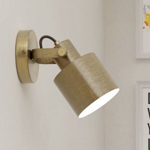 Foco de pared dorado de aluminio, Kwinten