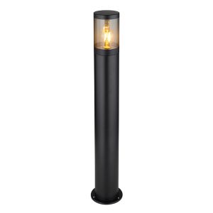 Lámpara exterior negra de acero inoxidable, Lambert, IP44