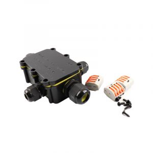 Acoplador de cable impermeable de 4 vías, con enchufe Wago en el interior, IP68