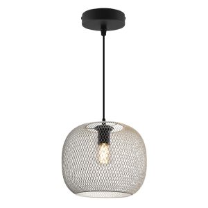 Lámpara colgante gris industrial, Emado