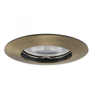 Foco empotrable bronce de aluminio, Rudo