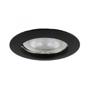Foco empotrable negro de aluminio, Ipsi