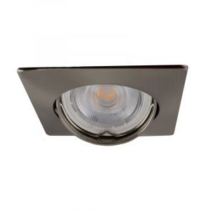 Foco empotrable cromado de metal, Filo