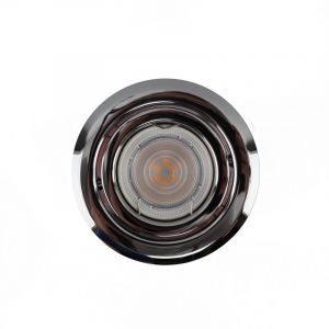 Foco empotrable cromado de metal, Storx