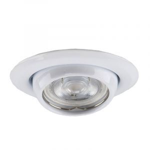 Foco empotrable blanco de aluminio, Ando