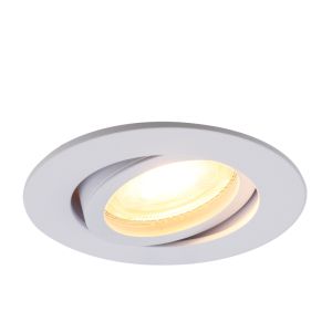 Foco empotrable blanco de aluminio, Abbigail