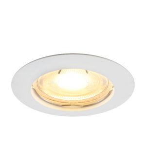 Foco empotrable blanco de aluminio, Agata