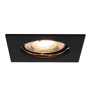 Foco empotrable negro de aluminio, Sabien
