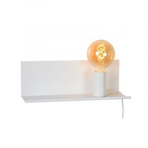 Aplique moderno blanco, Sebo, con interruptor