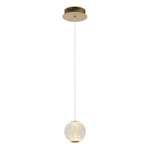Lámpara colgante moderna transparente, Cintra, 5,7W, 2700K LED