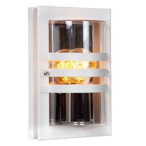 Lámpara exterior moderna blanca, Privas, IP44