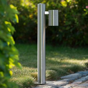 Lámpara exterior moderna cromada, Arne, IP44