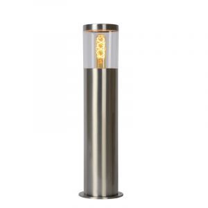 Lámpara exterior moderna cromada, Fedor, IP44