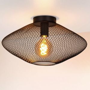 Plafón de techo moderno negro, Mesh