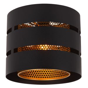 Plafón de techo moderno negro, Rosas