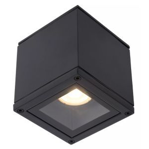 Foco de techo moderno negro, Aven, IP65