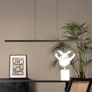 Lámpara colgante moderna negra, Sigma, 36W, 2700K LED