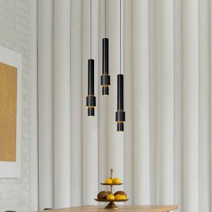 Lámpara colgante moderna negra, Margary, 4W, 2700K LED