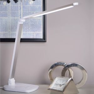Flexo moderno blanco, Vario, 8W, 2700K LED