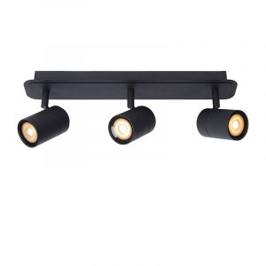 Foco techo baño moderno negro, Lennert, IP44
