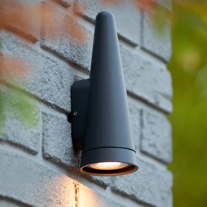 Lámpara exterior moderna antracita, Wizard, IP54