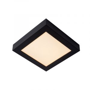 Plafón de techo moderno negro, Brice, 22W, 3000K LED, IP44